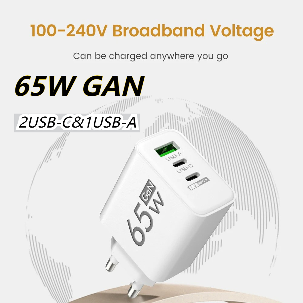 Smart Home Xiaomi - 65W GaN PD USB Fast Charger