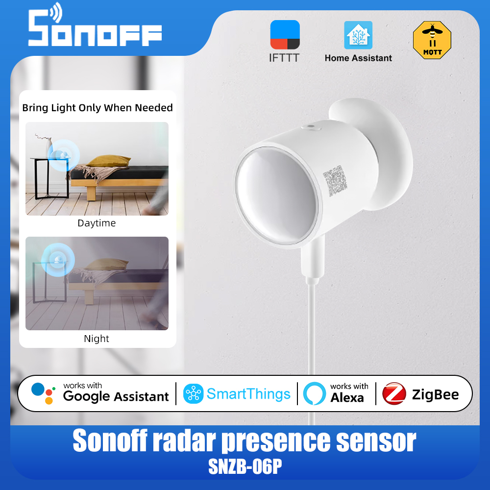 Smart Home Retrofit - SONOFF SNZB 06P Zigbee Human Presence