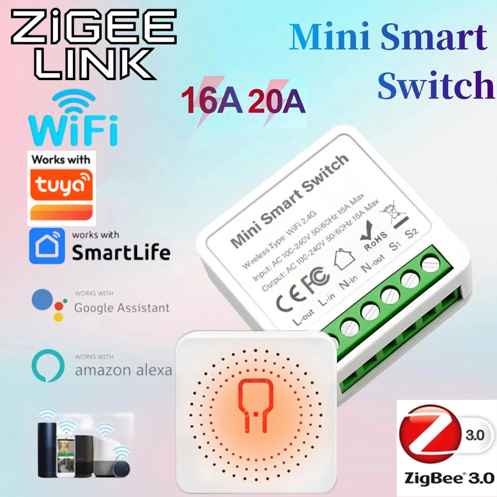 Smart Home System - For Tuya Mini Smart WiFi Switch