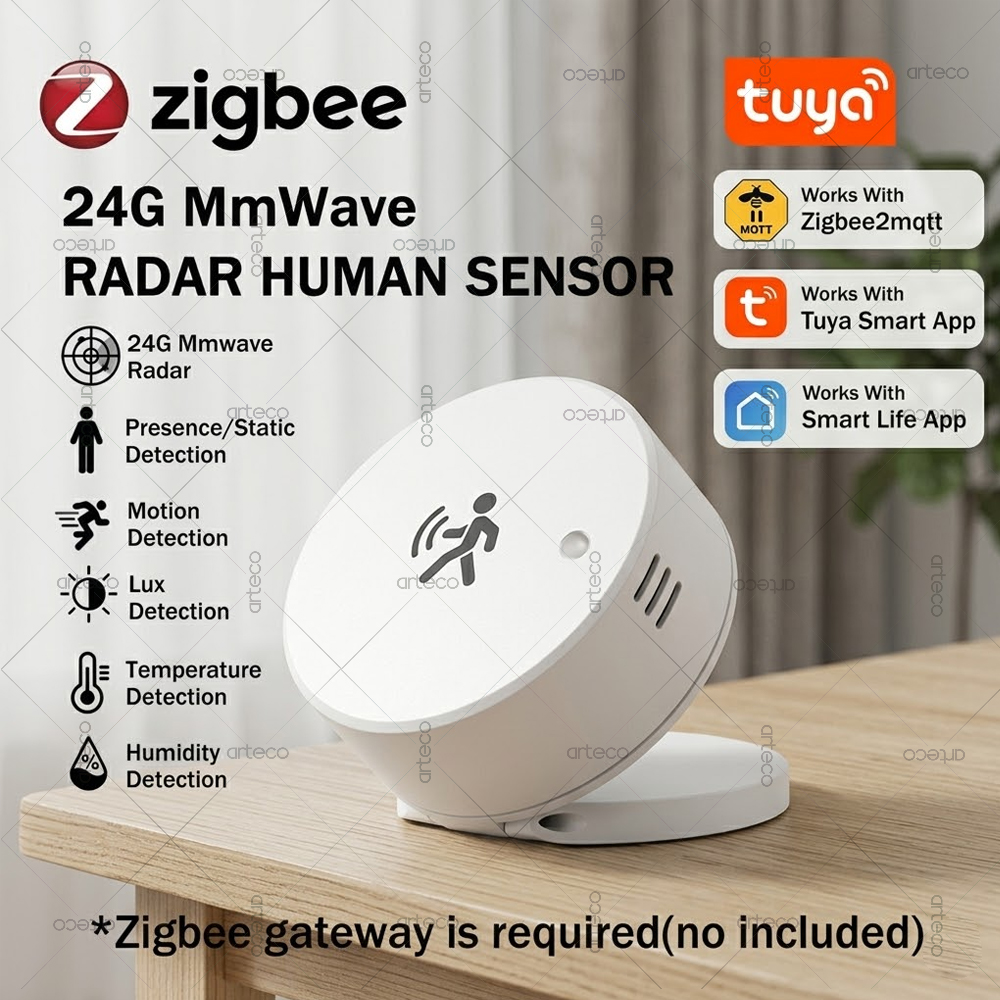 Smart Home Retrofit - Smart Zigbee Human Presence Sensor 24G