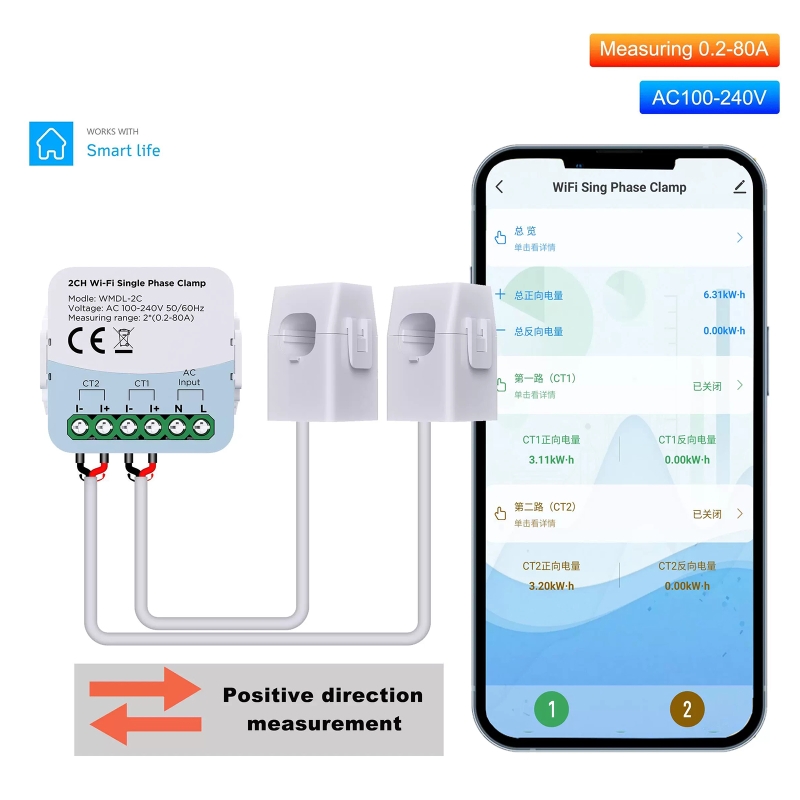 Smart Home Energy App - Tuya WiFi Smart Energy Meter Smart