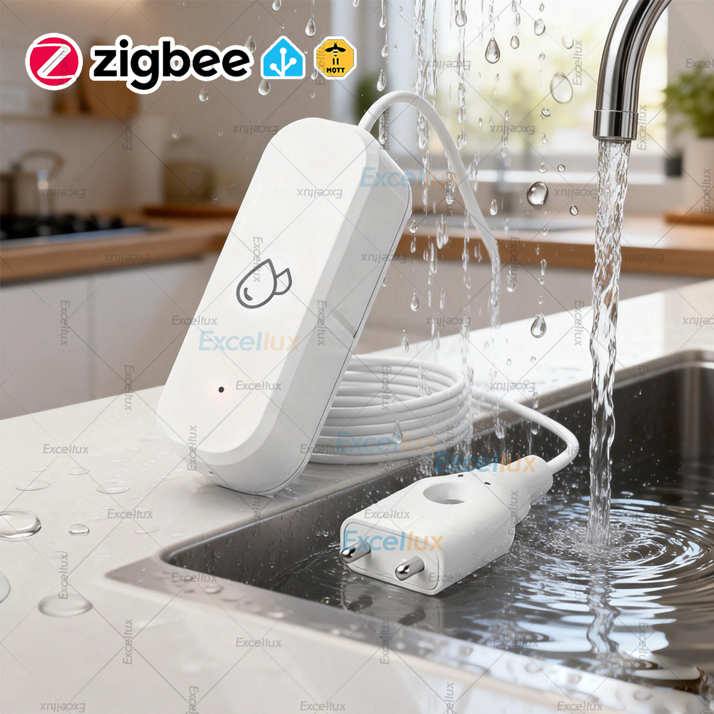 Zigbee Gateway - Zigbee Smart Water Leak Sensor Flood