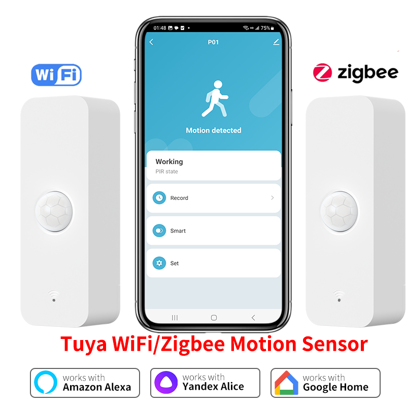 Smart Home System - Tuya WiFi Zigbee PIR Motion Sensor