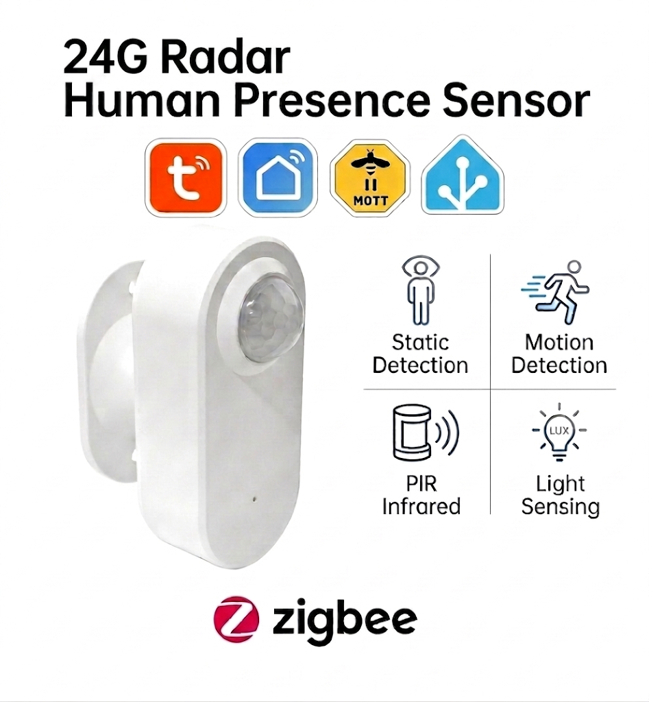Smart Home Retrofit - Tuya Human Presence Sensor Smart Zigbee