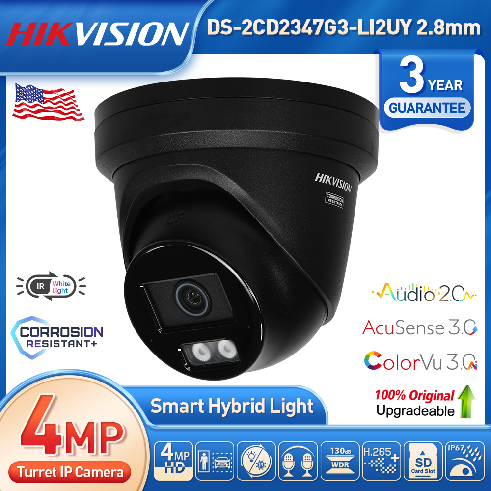 Smart Home Hikvision - Hikvision DS-2CD2347G3-LI2UY 4MP Smart Hybrid Light