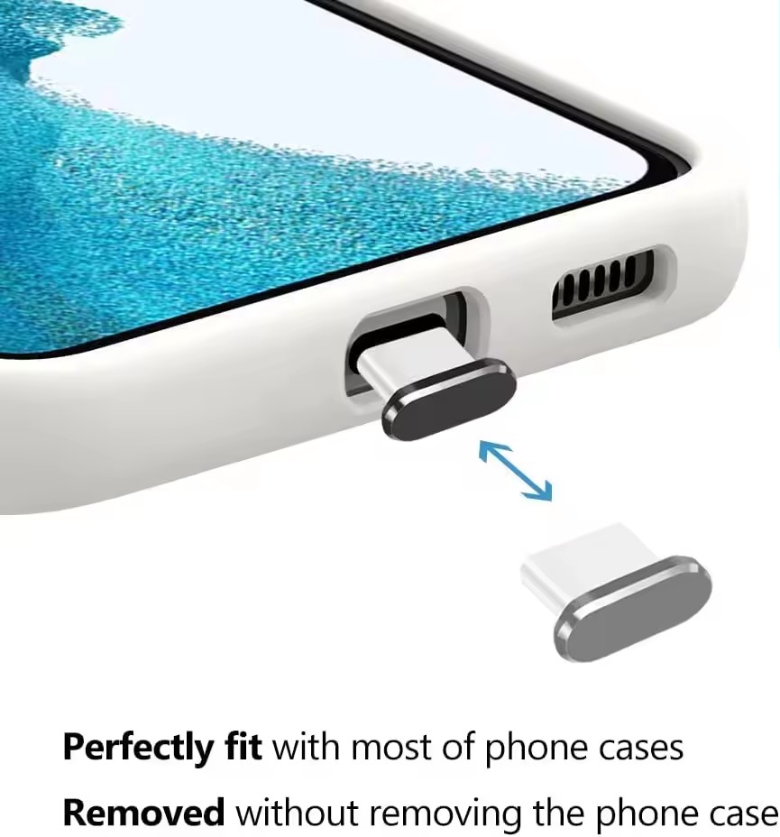 4Pcs USB C Dust Plug With Clea - مراجعة Smart Home Xiaomi وسعره