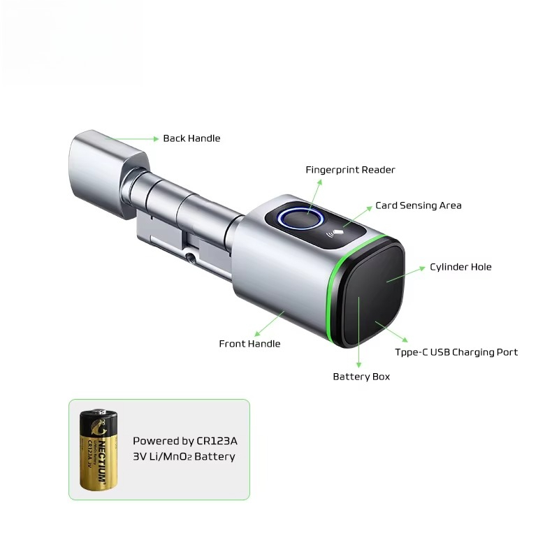 Tuya Wifi Smart Cylinder Door  - مراجعة Airbnb Smart Home وسعره
