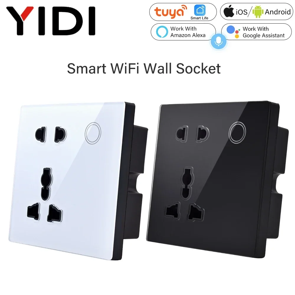 Customized Smart WiFi Wall Soc - مراجعة Smart Home Web وسعره