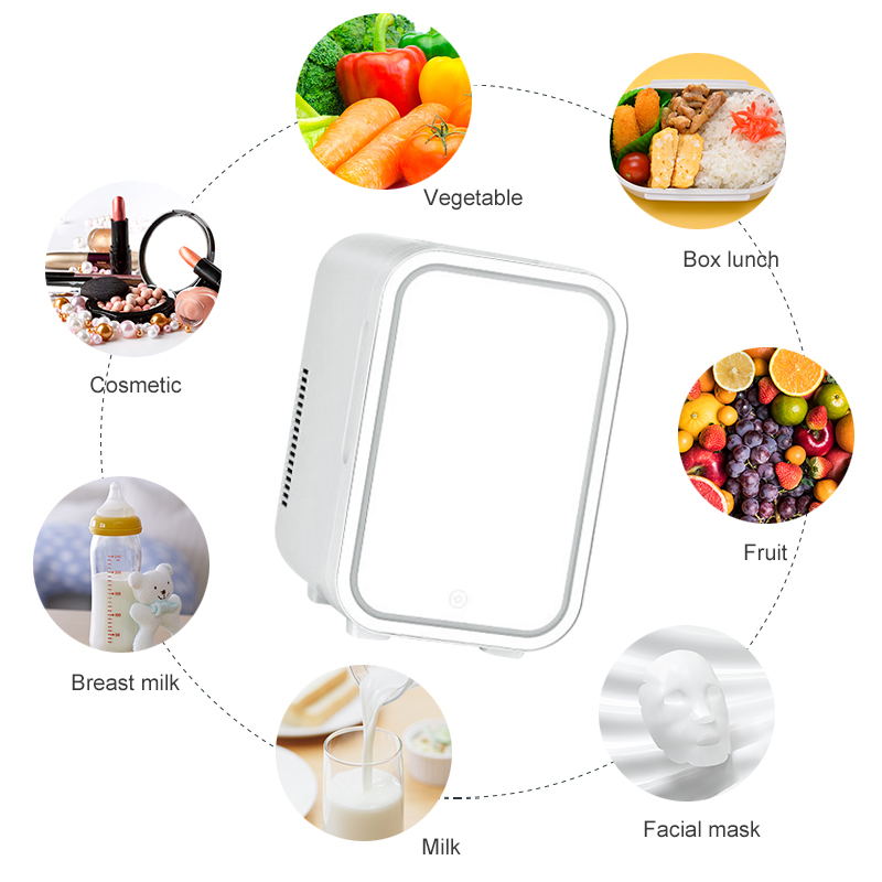 4L Mini Makeup Fridge WIth LED - مراجعة Smart Home Retrofit وسعره