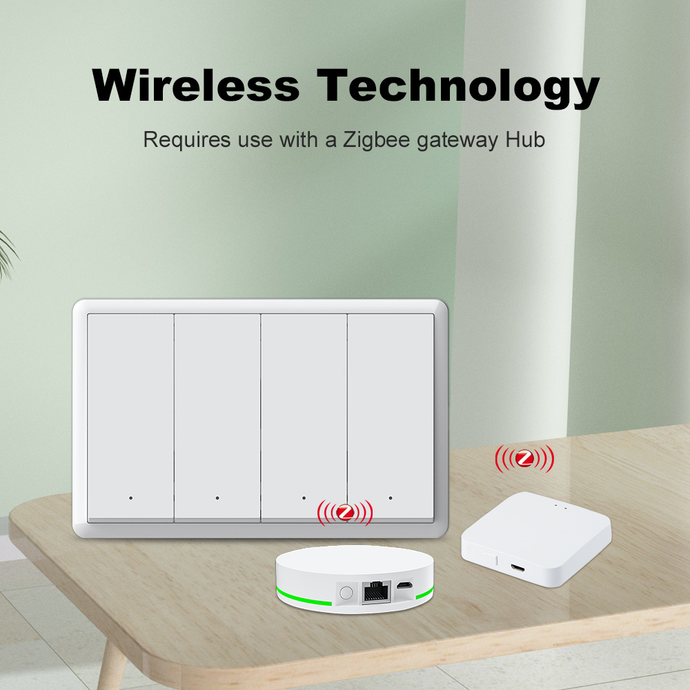 Manhot Smart zigbee Switch No  - مراجعة Smart Home Button وسعره