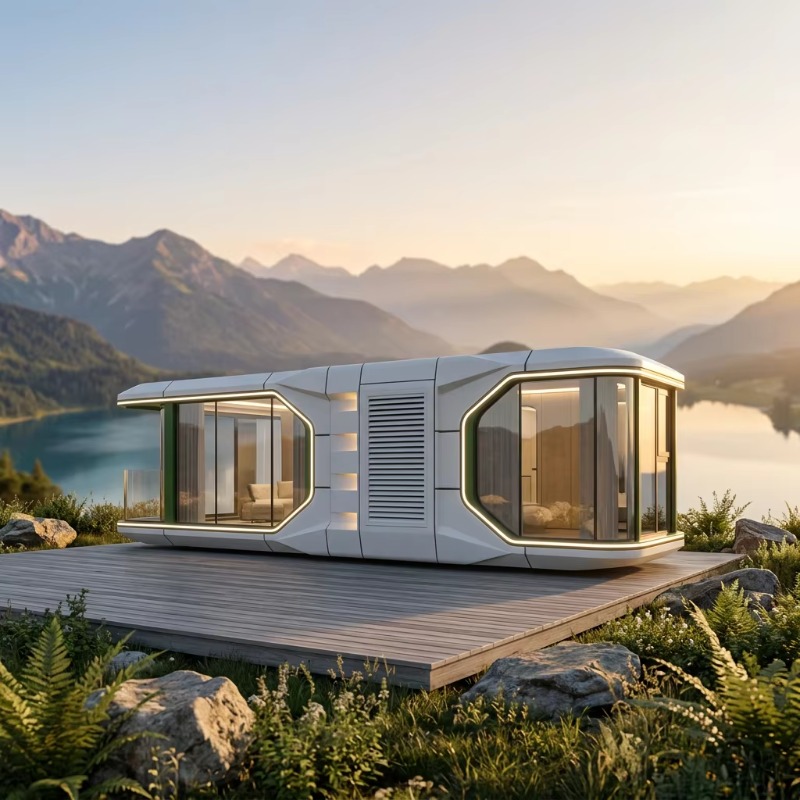 Smart Space Pod Tiny House Pre - مراجعة Airbnb Smart Home وسعره