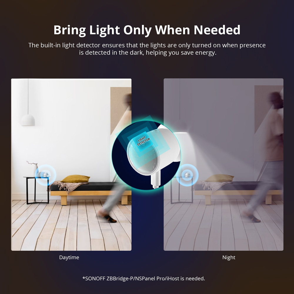 SONOFF SNZB-06P Zigbee Human P - مراجعة Smart Home Retrofit وسعره