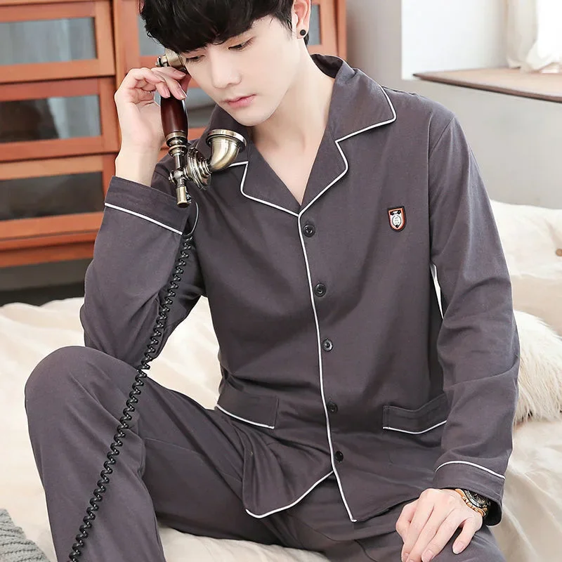 Fall 100% Cotton Pajamas Men's - مراجعة Smart Home Plus وسعره