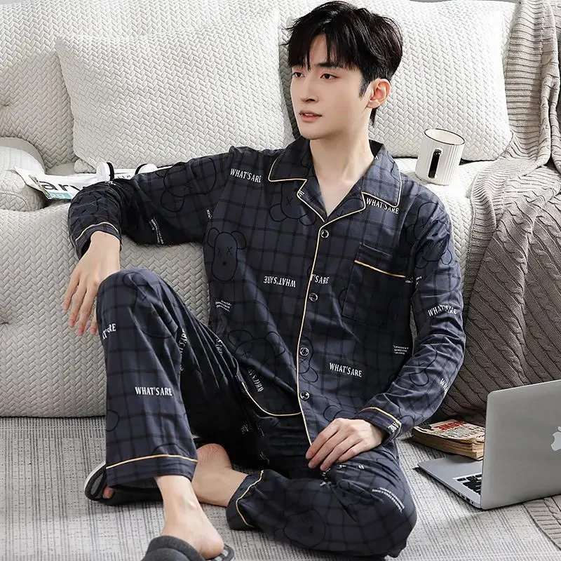 Fall 100% Cotton Pajamas Men's - مراجعة Smart Home Plus وسعره