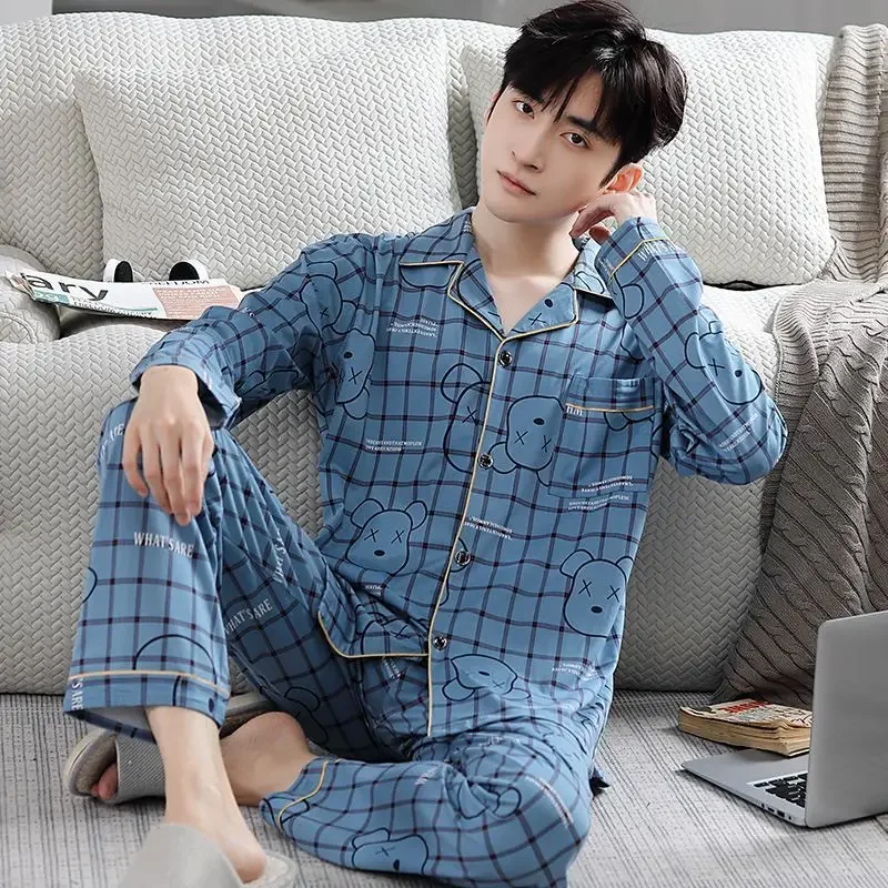 Fall 100% Cotton Pajamas Men's - مراجعة Smart Home Plus وسعره