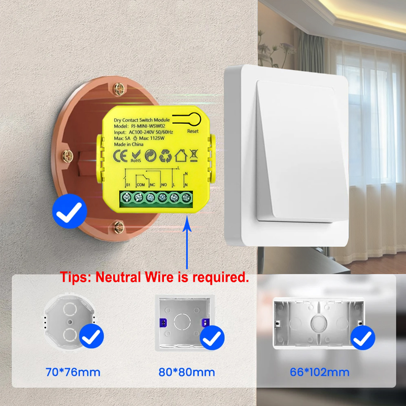 Smart ZigBee Dry Contact Switc - مراجعة Smart Home Plus وسعره