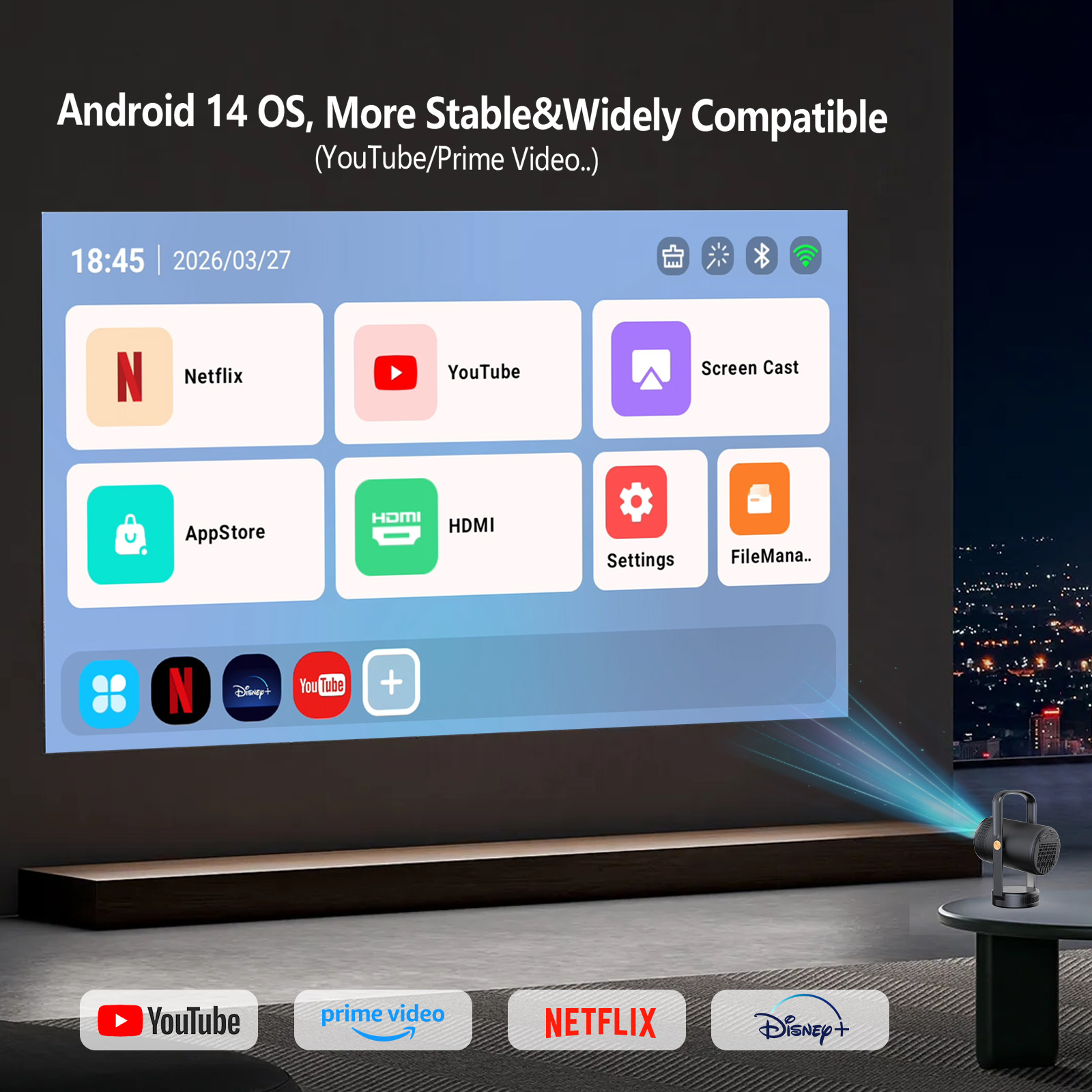 2026 New Smart Portable Projec - مراجعة Smart Home X10 وسعره