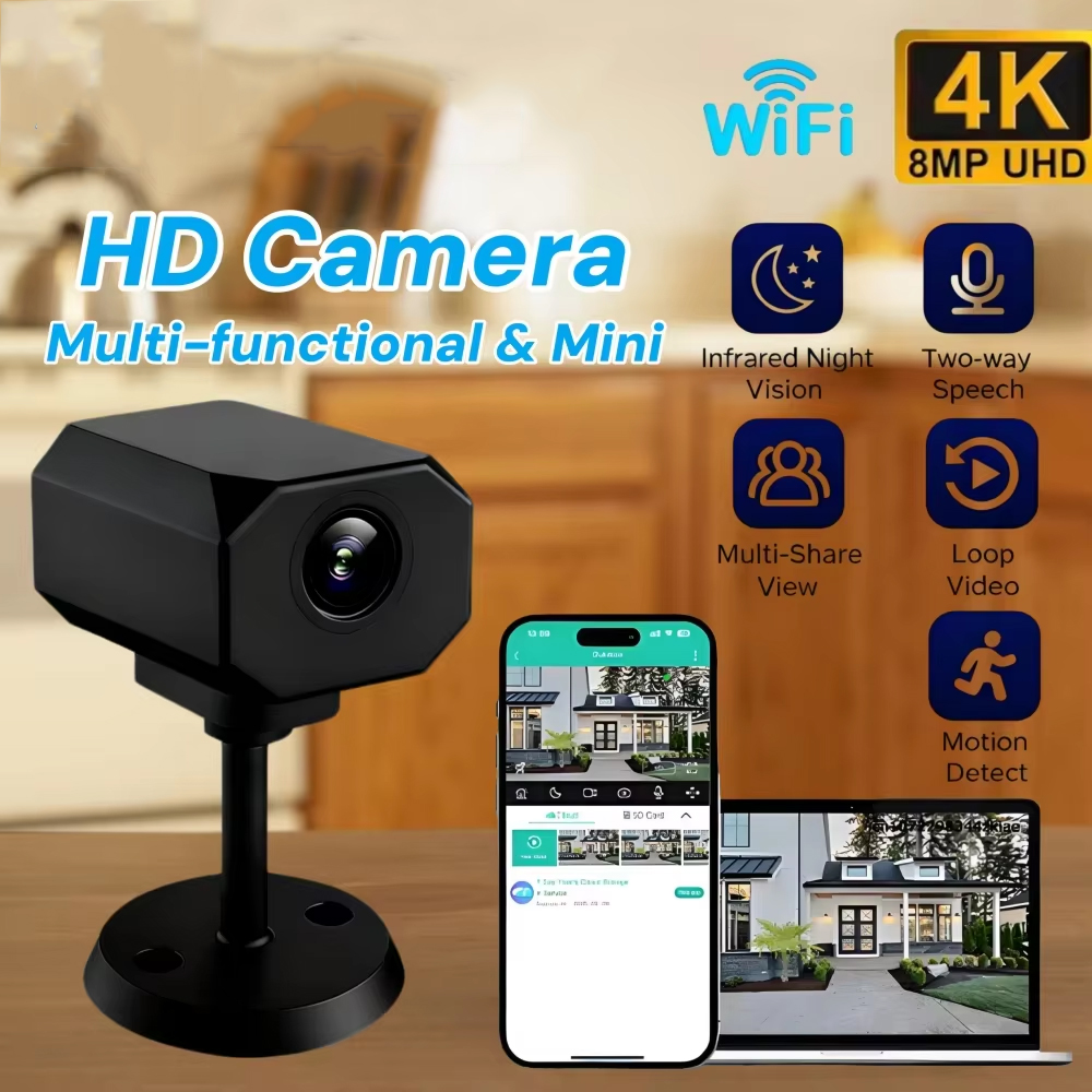 4K HD WiFi Security Camera for - مراجعة Smart Home Web وسعره