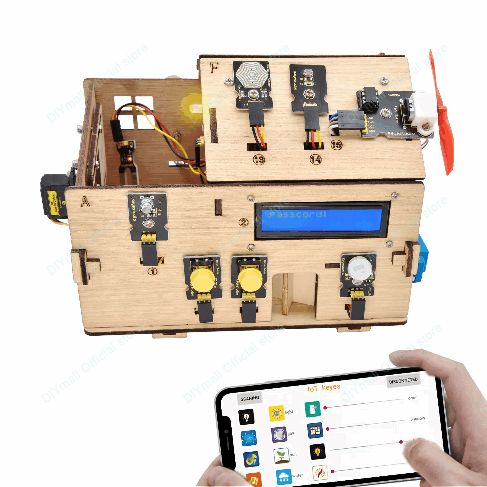 Keyestudio Smart IoT Home Kit  - مراجعة Smart Home Plus وسعره