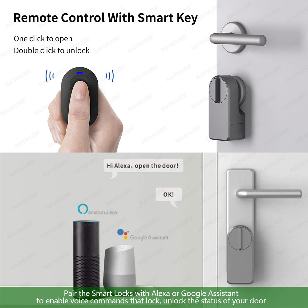 RAYKUBE A1 Pro Tuya BEL Smart  - مراجعة Smart Home Lock وسعره