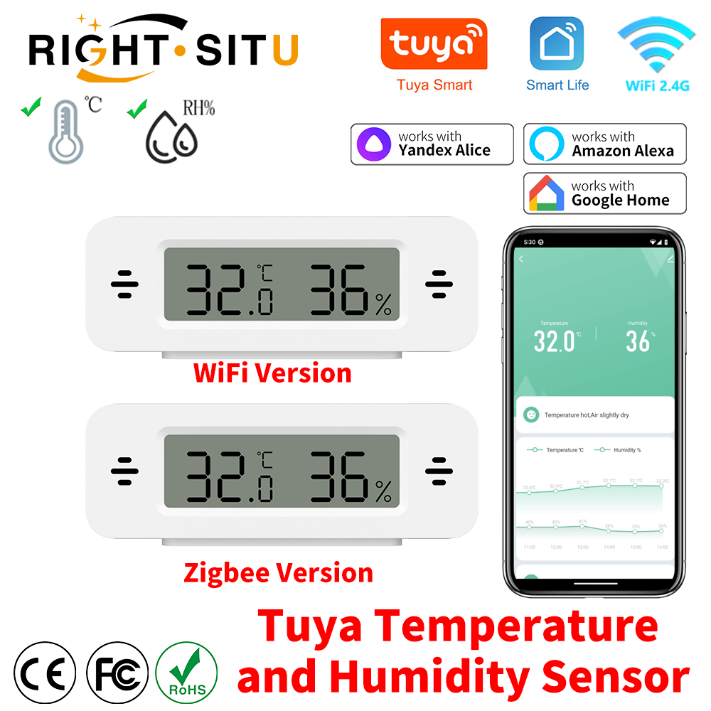 Tuya WiFi Zigbee Mini Temperat - مراجعة Smart Home Tablet وسعره