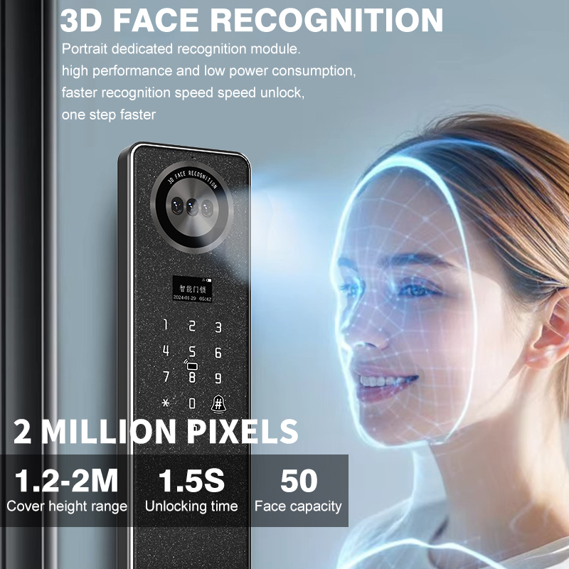 3D Face Ai Smart Voice Interac - مراجعة Smart Home Lock وسعره