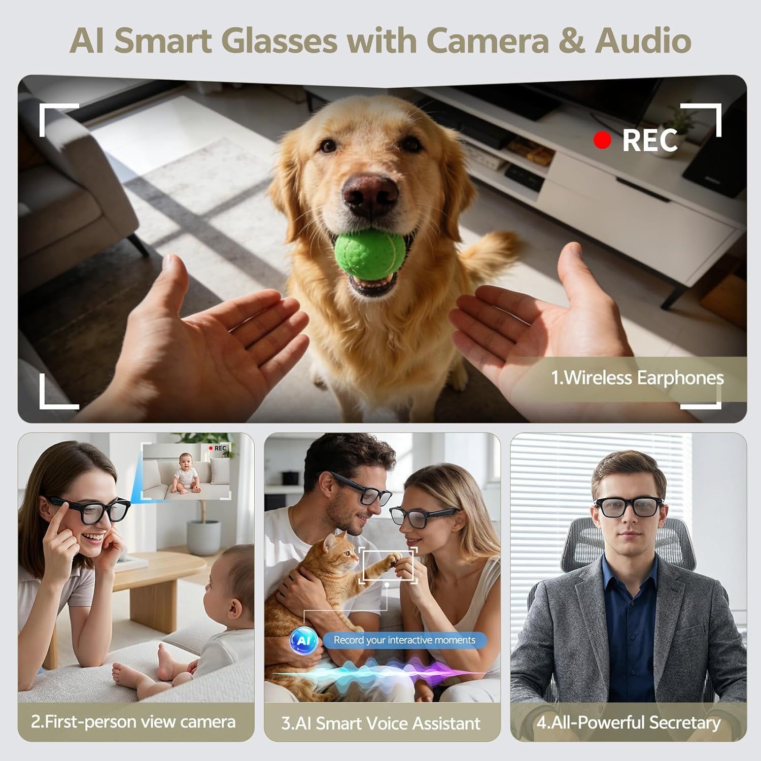 New 2026 Smart Glasses Bluetoo - مراجعة Smart Home Speaker وسعره