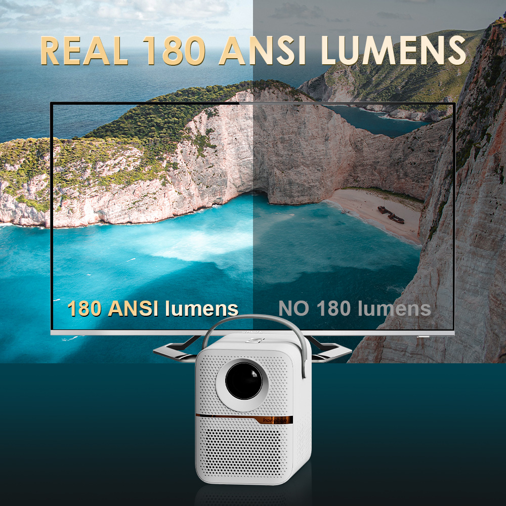 P10 Smart Mini Projector 300AN - مراجعة Smart Home X10 وسعره