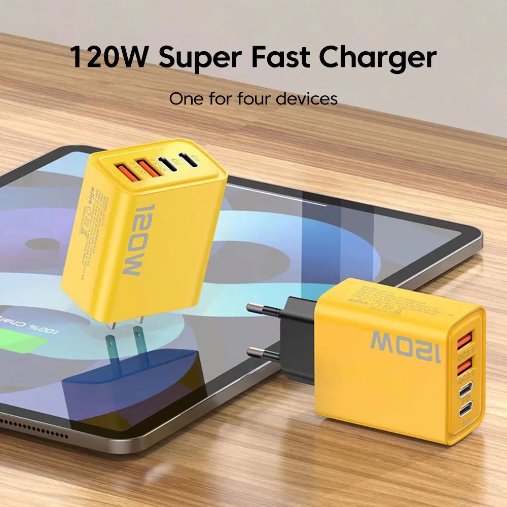 120W USB C PD Charger 4 Ports  - مراجعة Smart Home Xiaomi وسعره