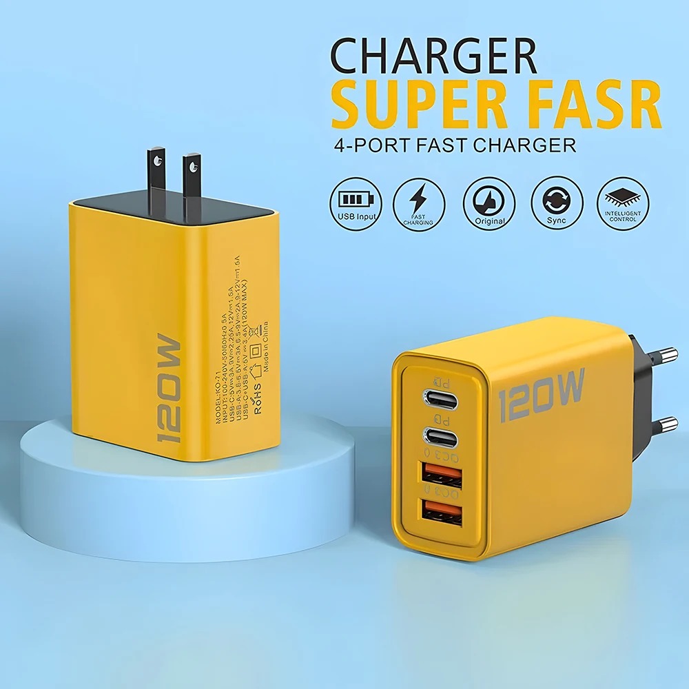 120W USB C PD Charger 4 Ports  - مراجعة Smart Home Xiaomi وسعره