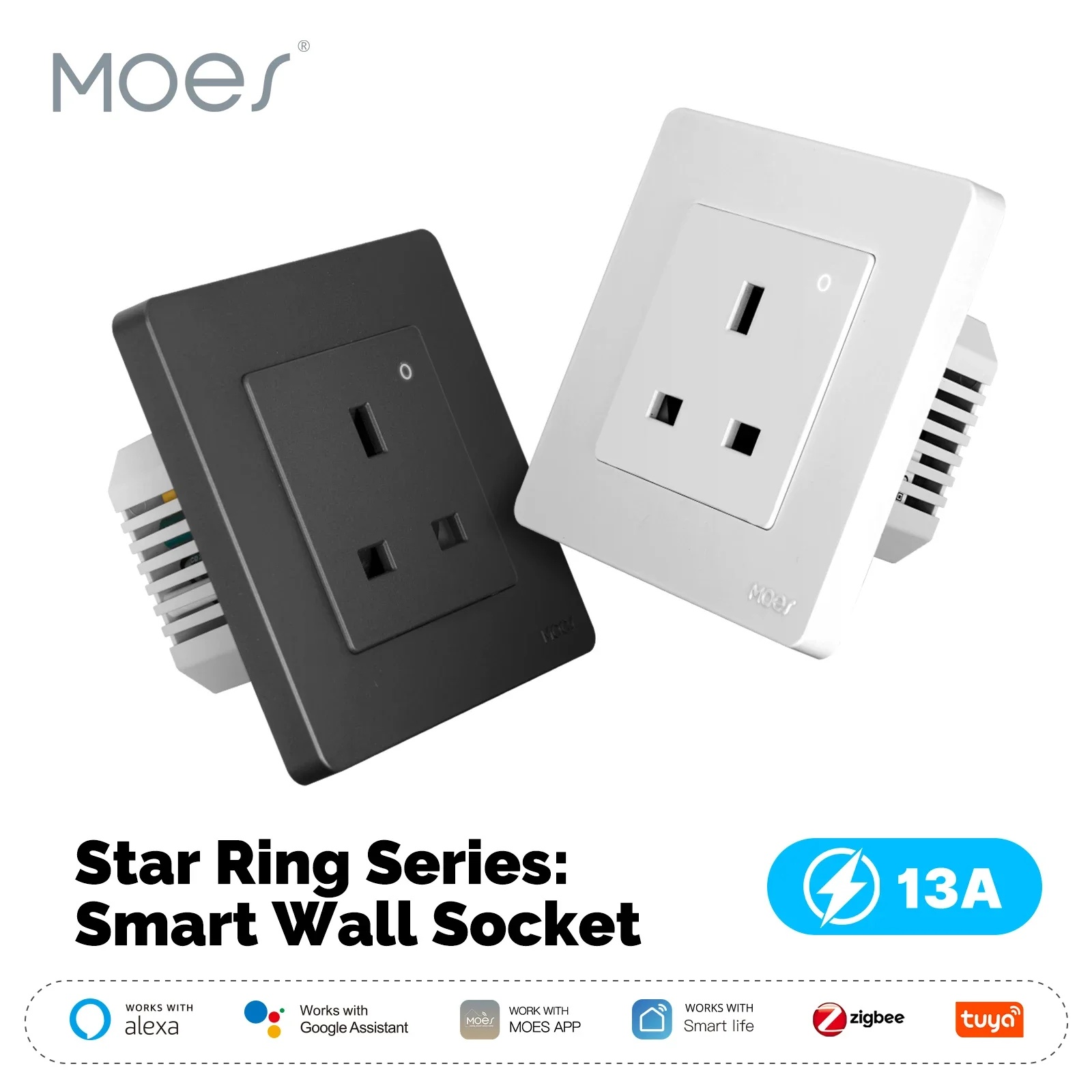 MOES Tuya ZigBee Smart Socket  - مراجعة Smart Home Energy App وسعره