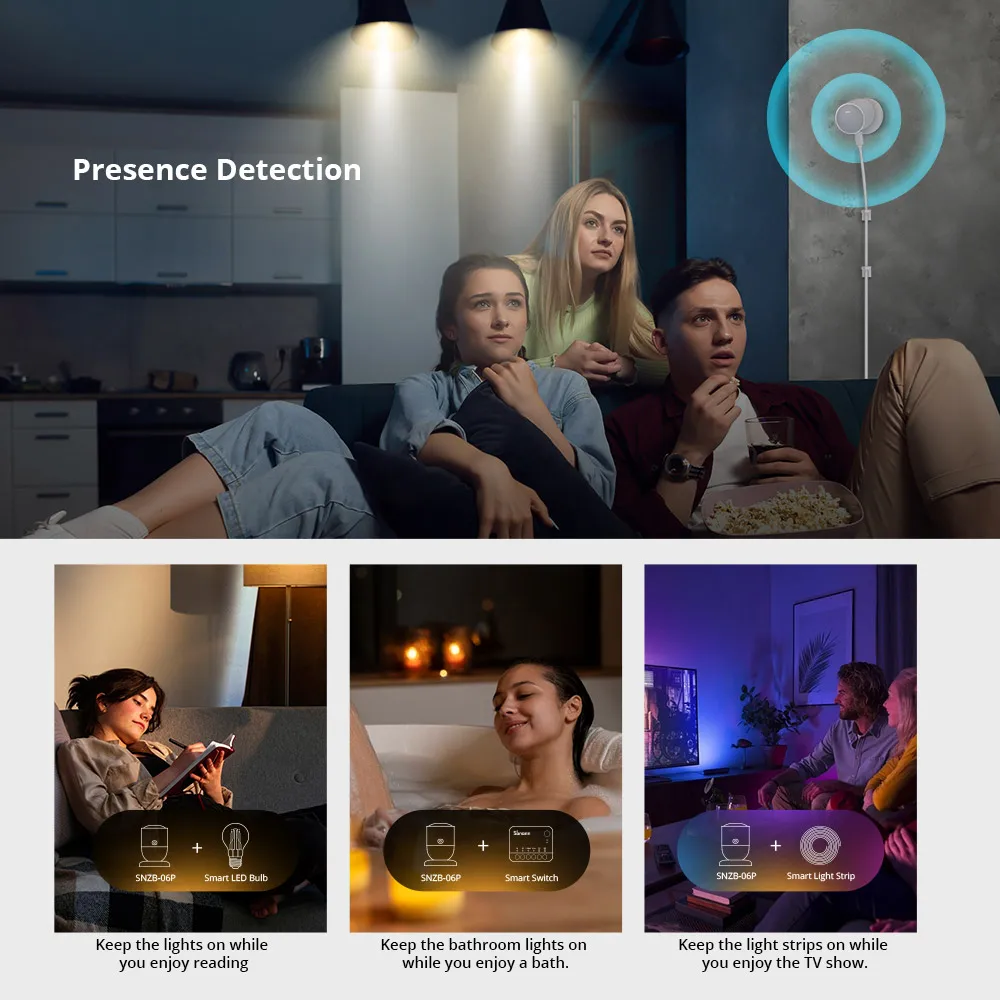 SONOFF SNZB 06P Zigbee Human P - مراجعة Smart Home Retrofit وسعره
