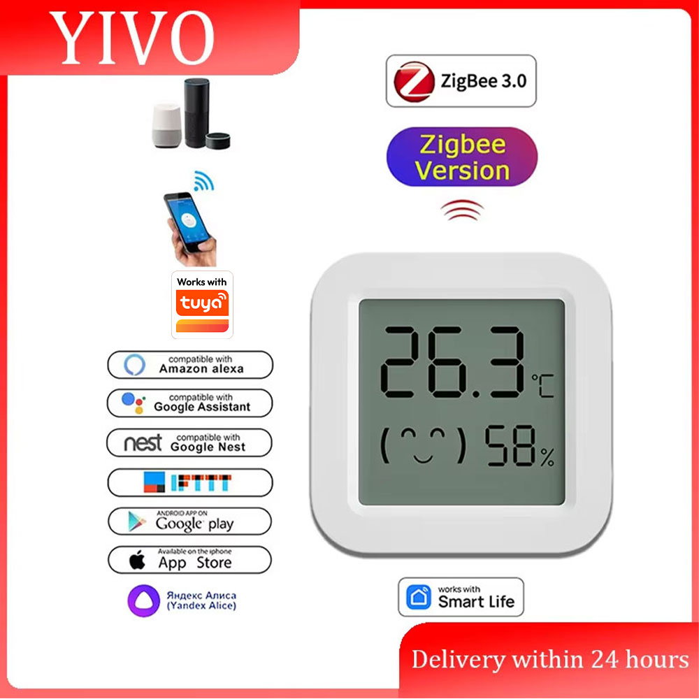 Zigbee 3.0 Temperature Humidit - مراجعة Smart Home Tablet وسعره