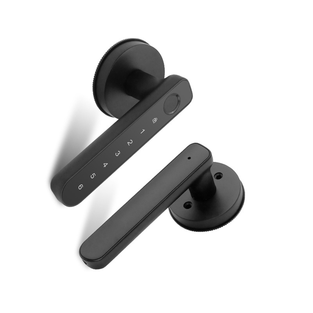 Smart Handle Lock with Fingerp - مراجعة Smart Home Lock وسعره