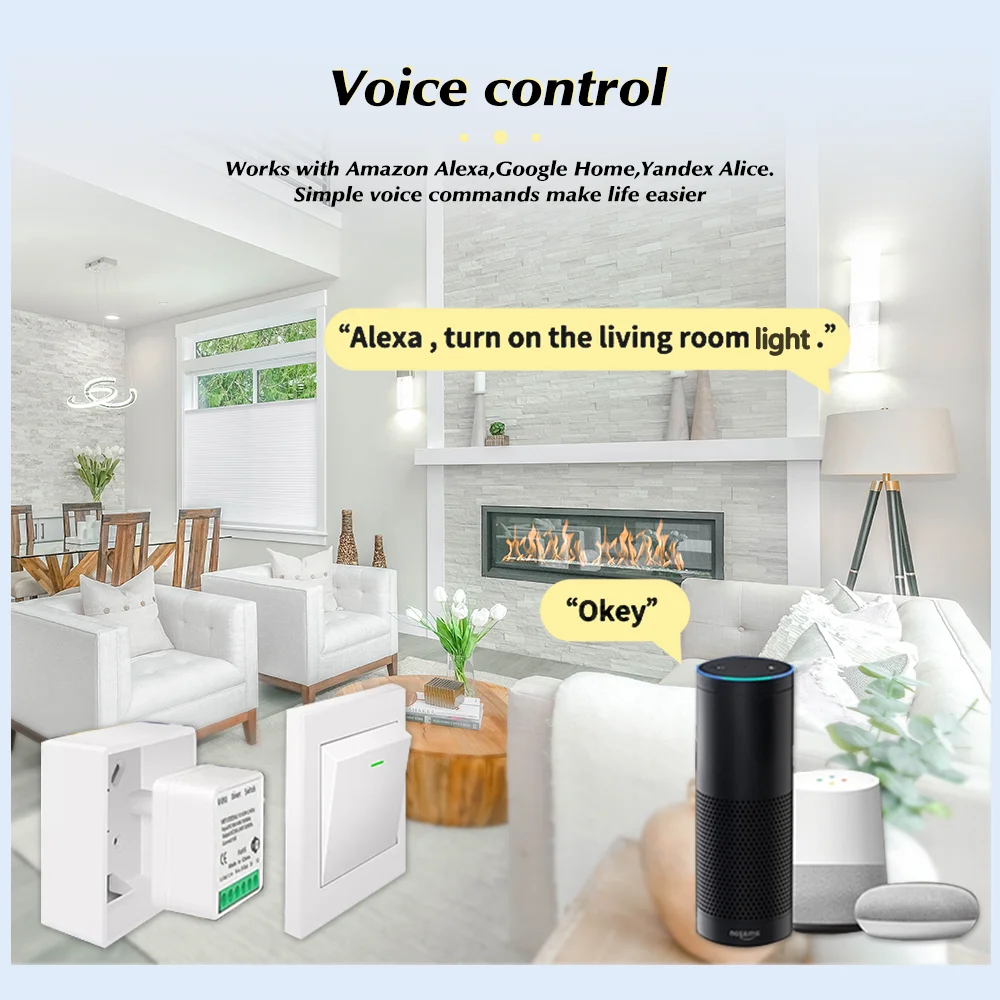 For Tuya Mini Smart WiFi Switc - مراجعة Smart Home System وسعره