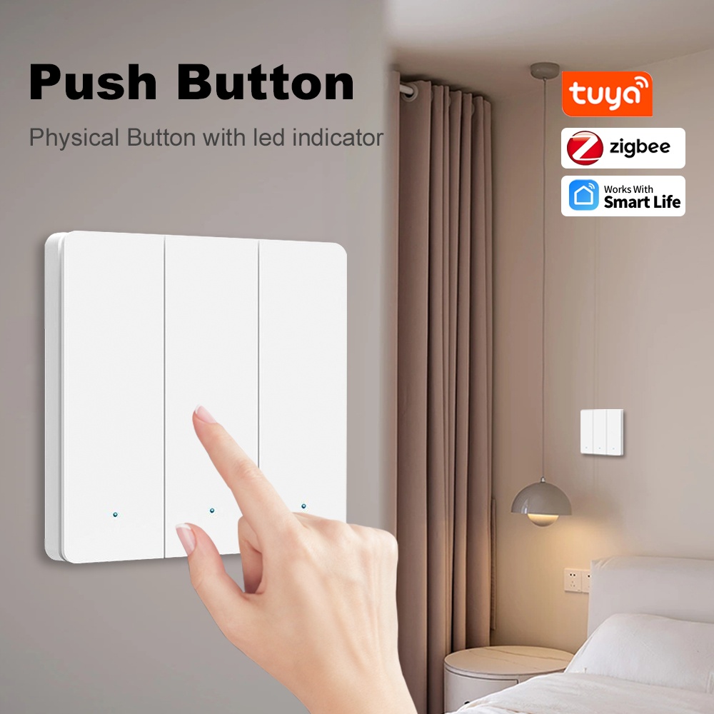 Smart Life ZigBee Push Button  - مراجعة Smart Home Button وسعره