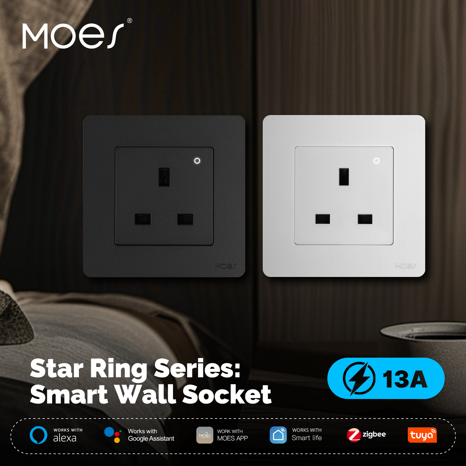 MOES Tuya ZigBee Smart Socket  - مراجعة Smart Home Energy App وسعره