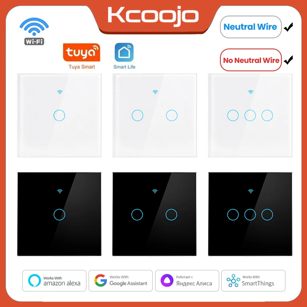 Tuya Wifi EU Smart Switches 1/ - مراجعة Smart Home System وسعره