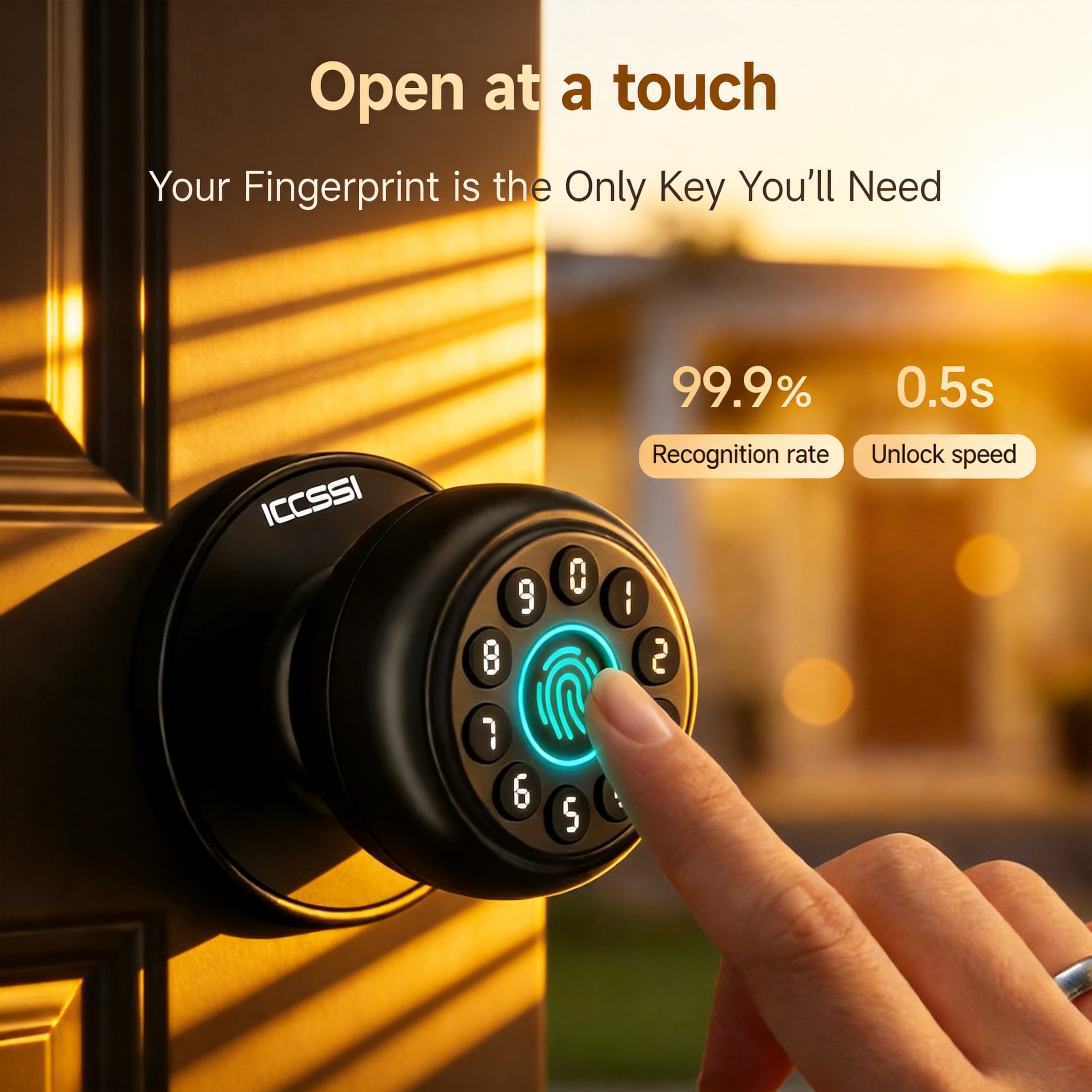 ICCSSI K10CPLUS Smart Lock Tuy - مراجعة Airbnb Smart Home وسعره