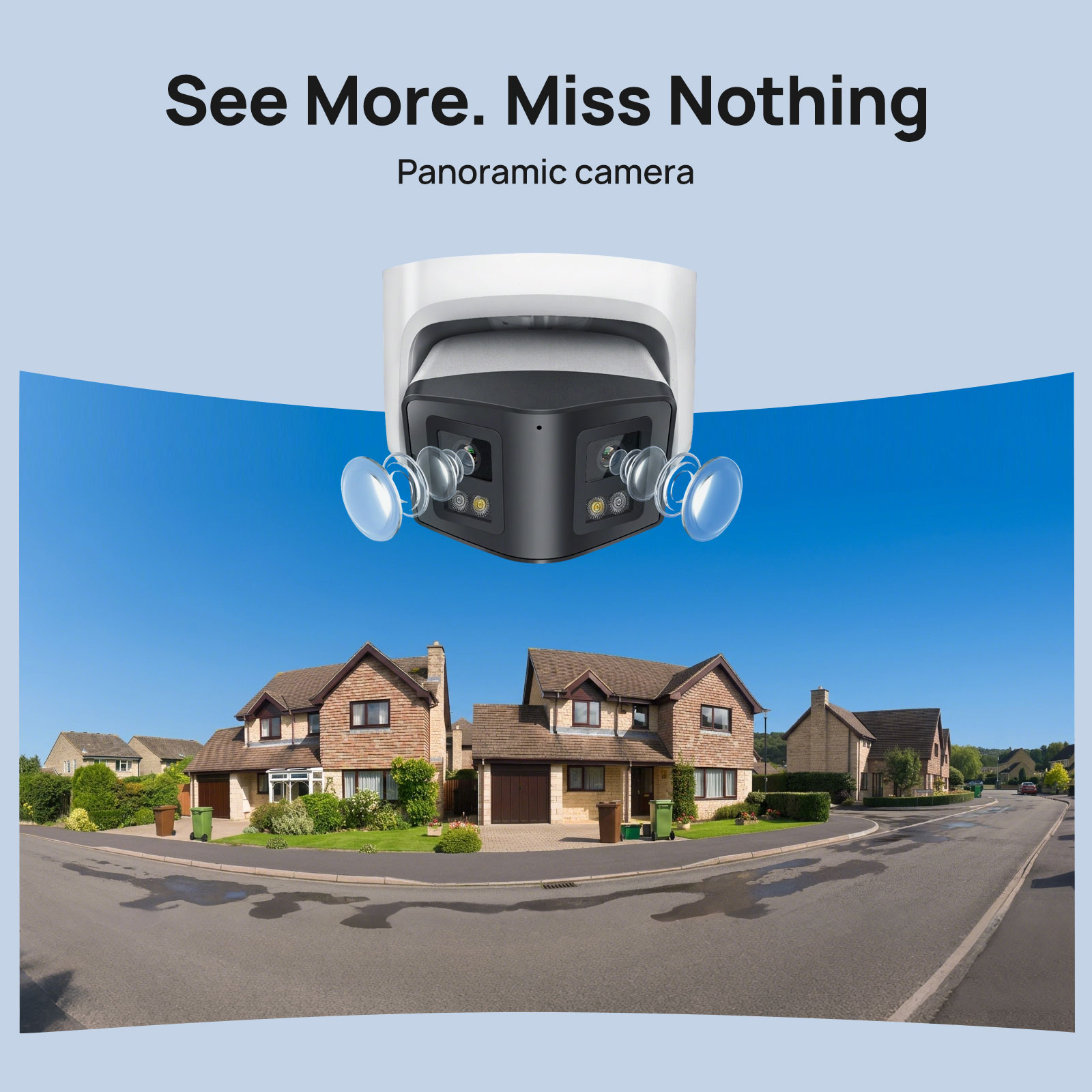 Vikylin 4MP Panoramic Dual Len - مراجعة Smart Home Hikvision وسعره