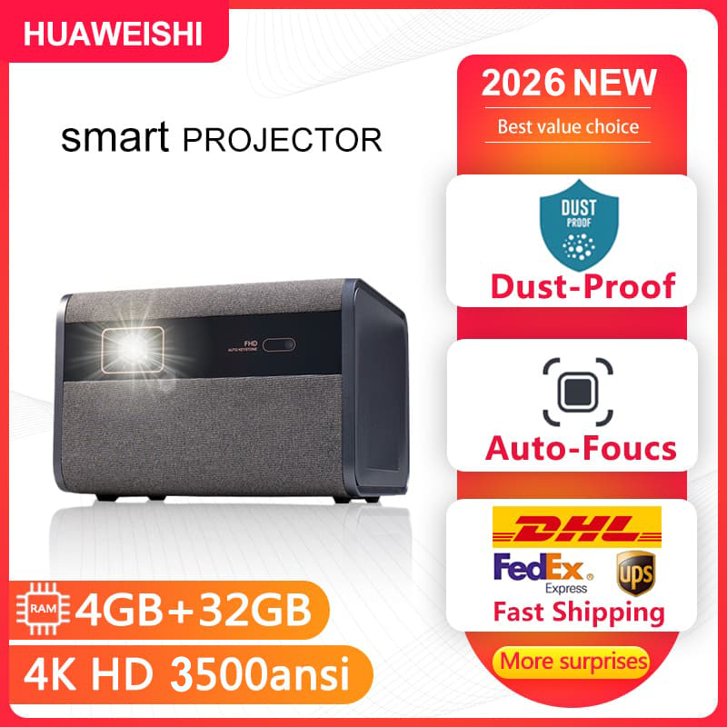 Huaweishi-J10 LED Projector, 1 - مراجعة Smart Home X10 وسعره