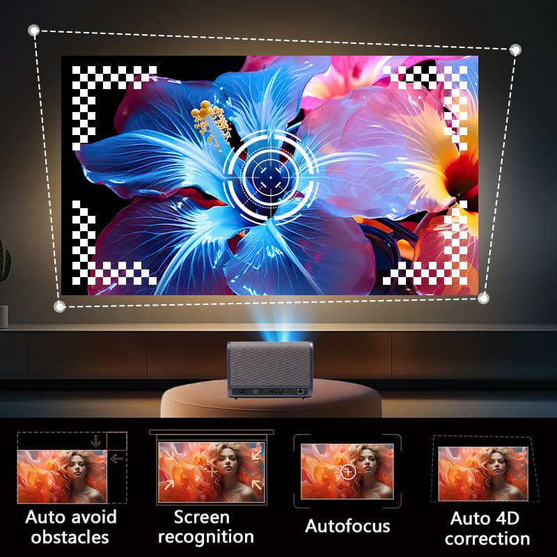 Huaweishi-J10 LED Projector, 1 - مراجعة Smart Home X10 وسعره