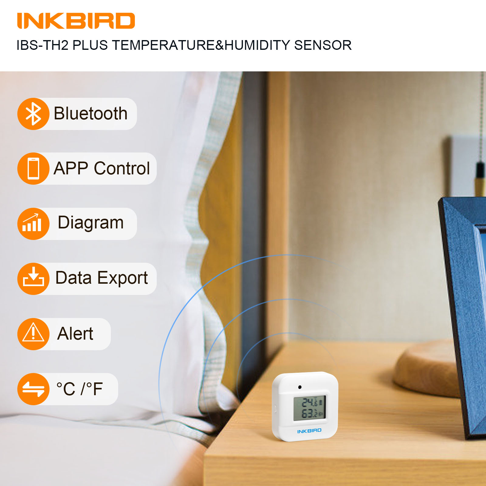 INKBIRD IBS-TH2 Plus Bluetooth - مراجعة Smart Home Plus وسعره
