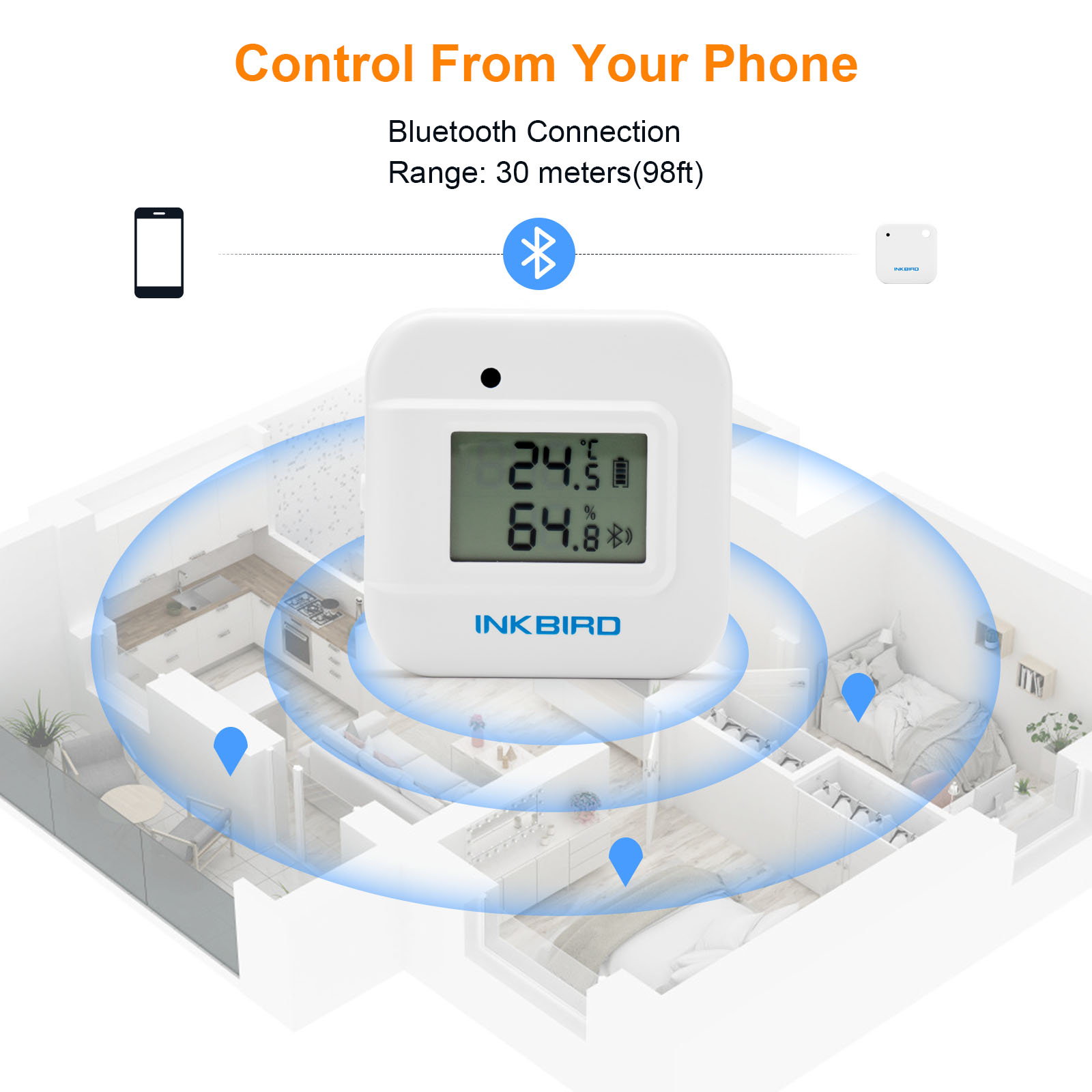 INKBIRD IBS-TH2 Plus Bluetooth - مراجعة Smart Home Plus وسعره
