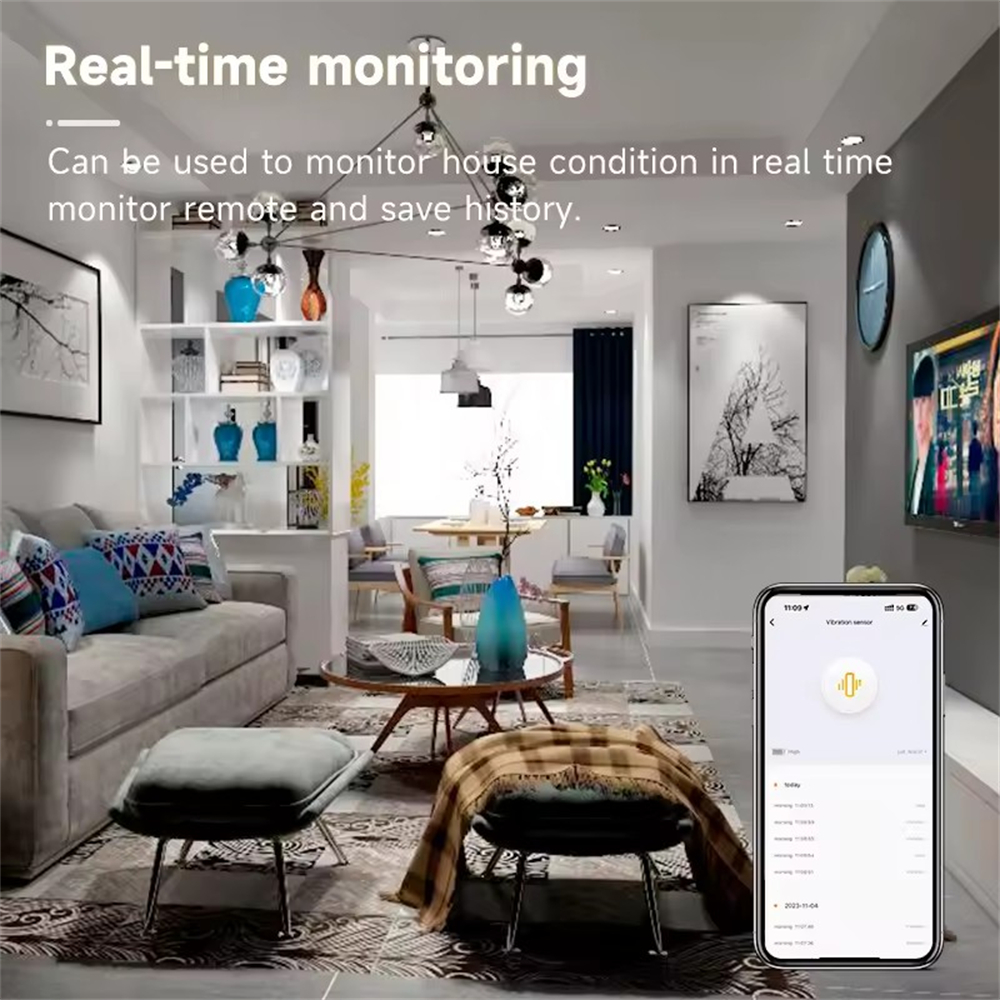 Tuya ZigBee Vibration Detector - مراجعة Zigbee Gateway وسعره
