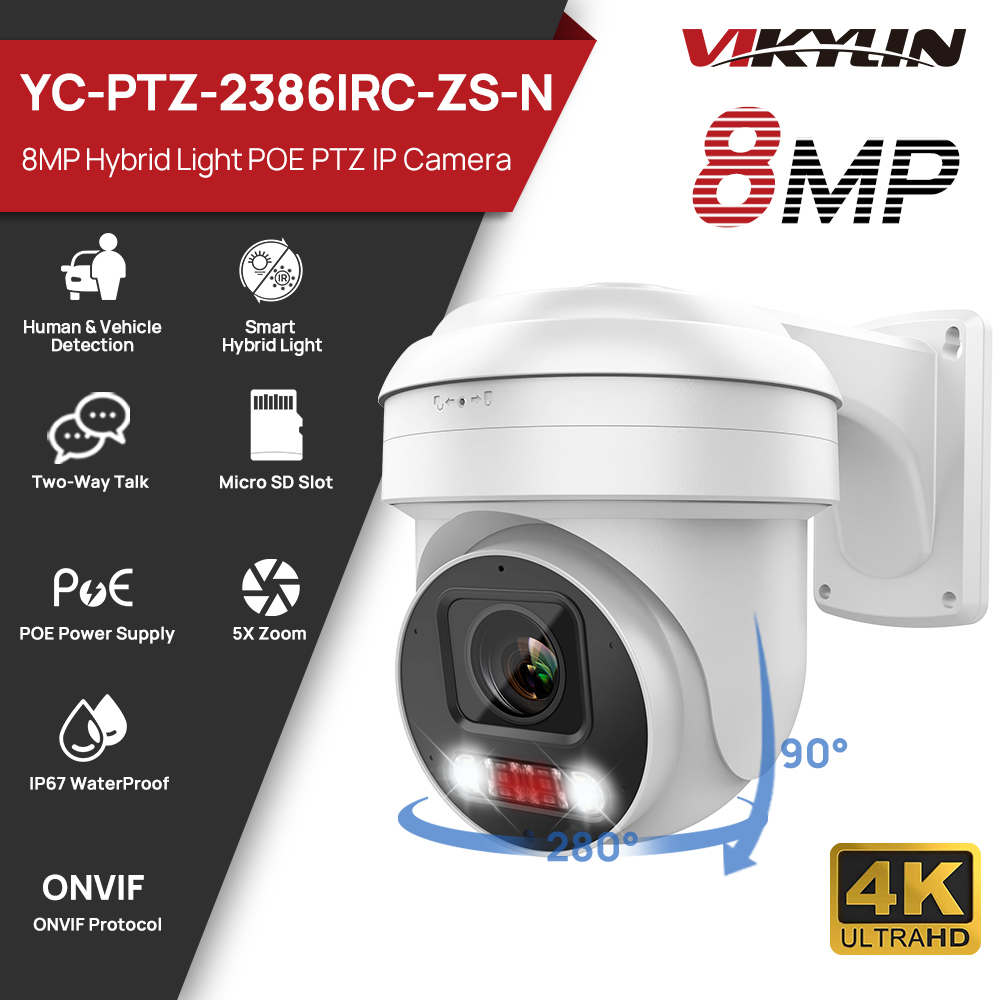 Vikylin PTZ 5X Optical Zoom 8M - مراجعة Smart Home Microsoft وسعره