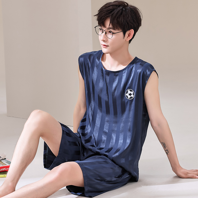 Summer Men Pyjamas Ice Silk Pa - مراجعة Smart Home Plus وسعره
