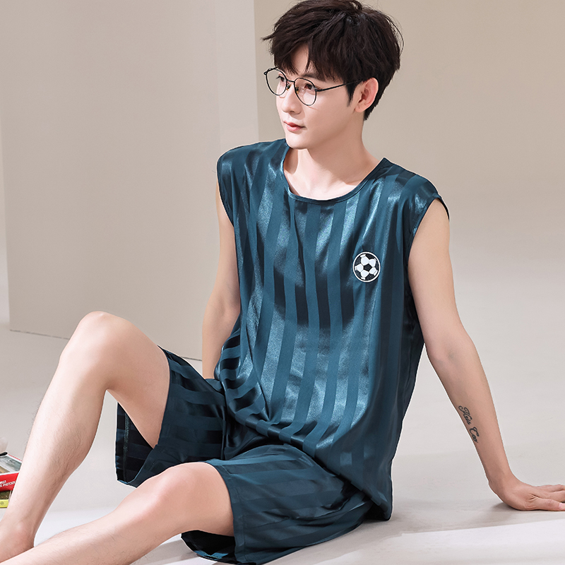 Summer Men Pyjamas Ice Silk Pa - مراجعة Smart Home Plus وسعره