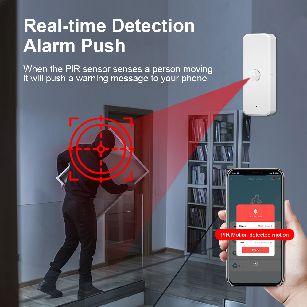 New Tuya WiFi PIR Motion Detec - مراجعة Smart Home Web وسعره