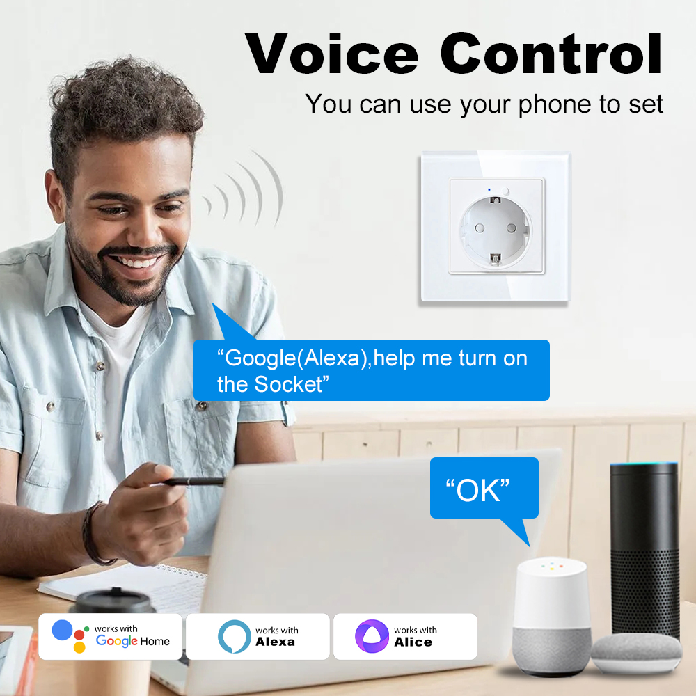 MANHOT WiFi Smart EU Wall Sock - مراجعة Smart Home Energy App وسعره